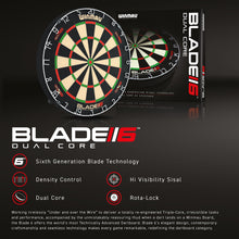 Lade das Bild in den Galerie-Viewer, Dartboard Winmau Blade 6 Dual Core
