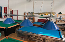 Lade das Bild in den Galerie-Viewer, Billardlampe 3-flammig - blau

